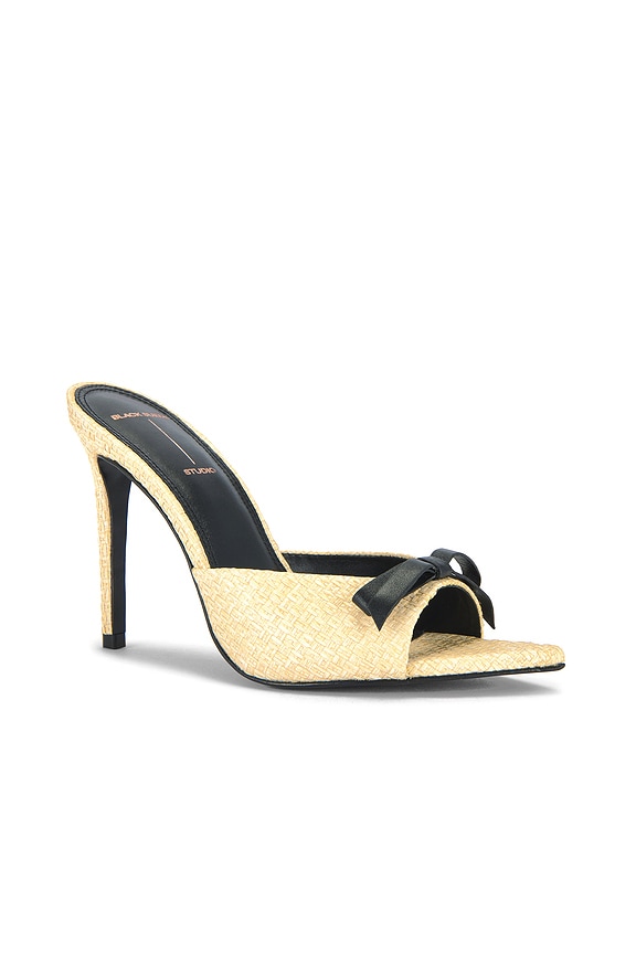 view 2 of 5 MULES BREA BOW in Raffia