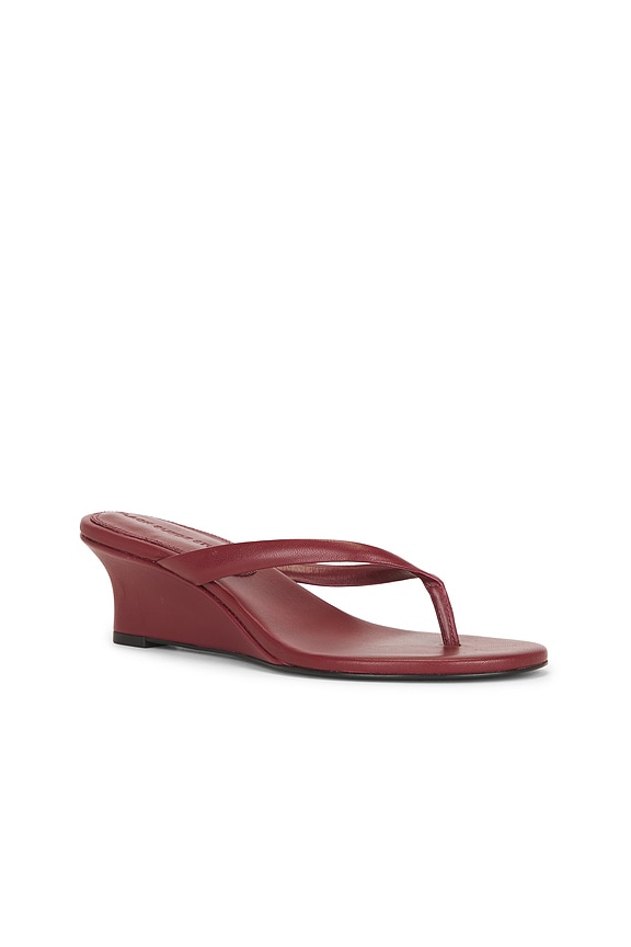 view 2 of 5 Easy 50 Wedge Sandal in Chili Flake Leather