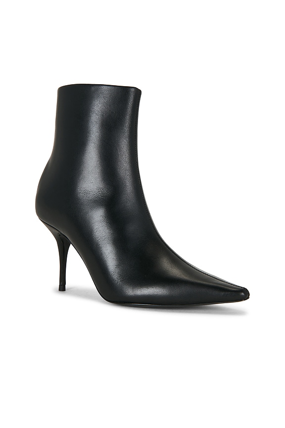 view 2 of 5 BOTTINES LAINEY 80 in Black Leather
