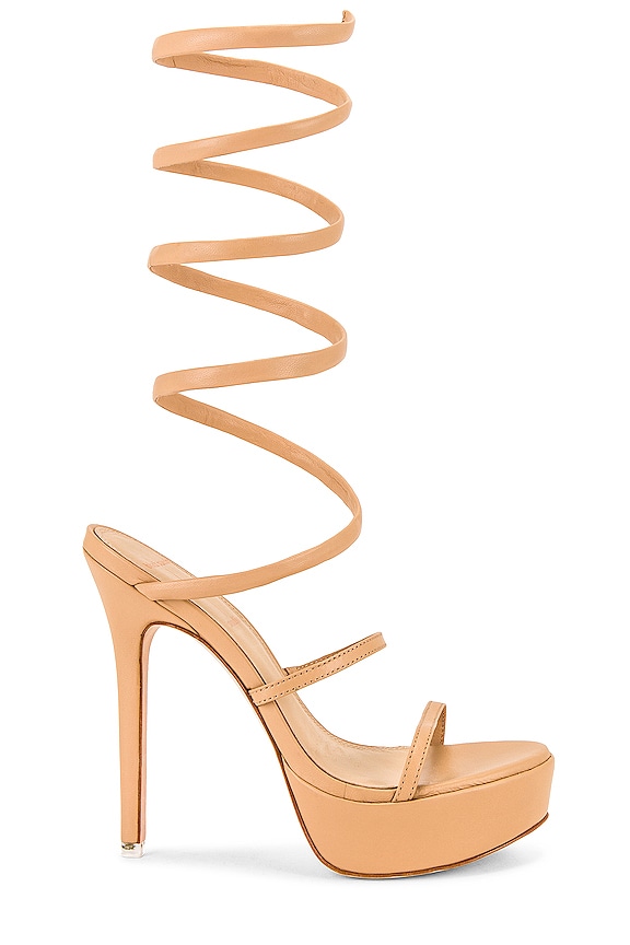 view 1 of 5 KRISTEN プラットフォームヒール in Nude