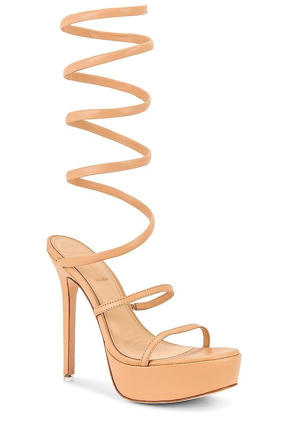 view 2 of 5 KRISTEN プラットフォームヒール in Nude