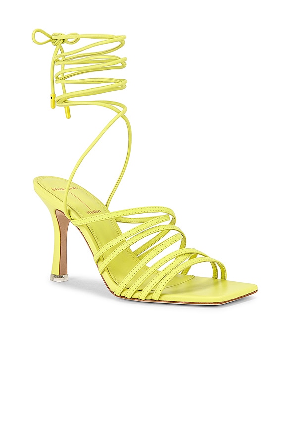 view 2 of 5 Lana Heel in Chartreuse