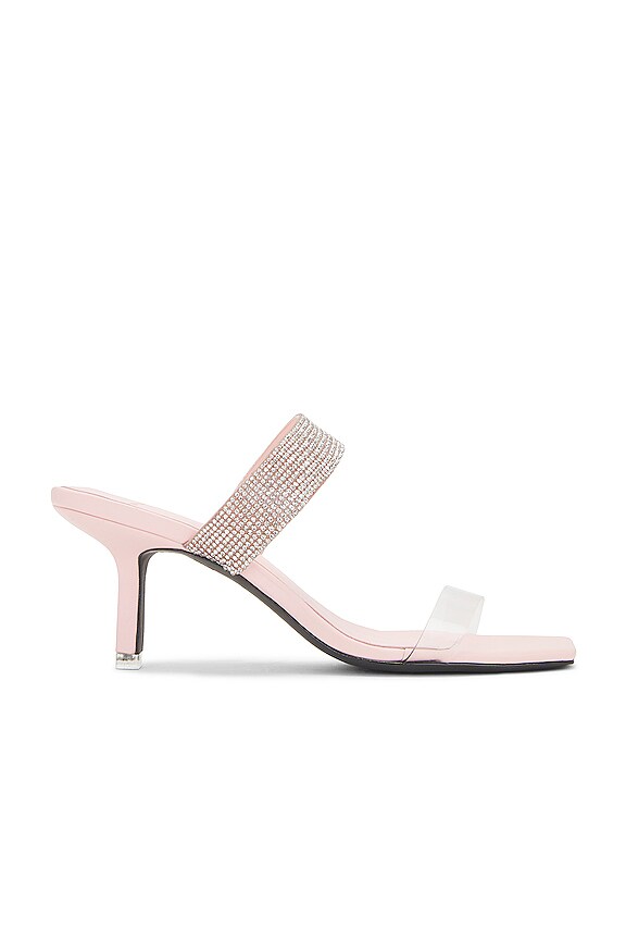 BLACK SUEDE STUDIO Cali Structural Heel Sandal in English Rose | REVOLVE