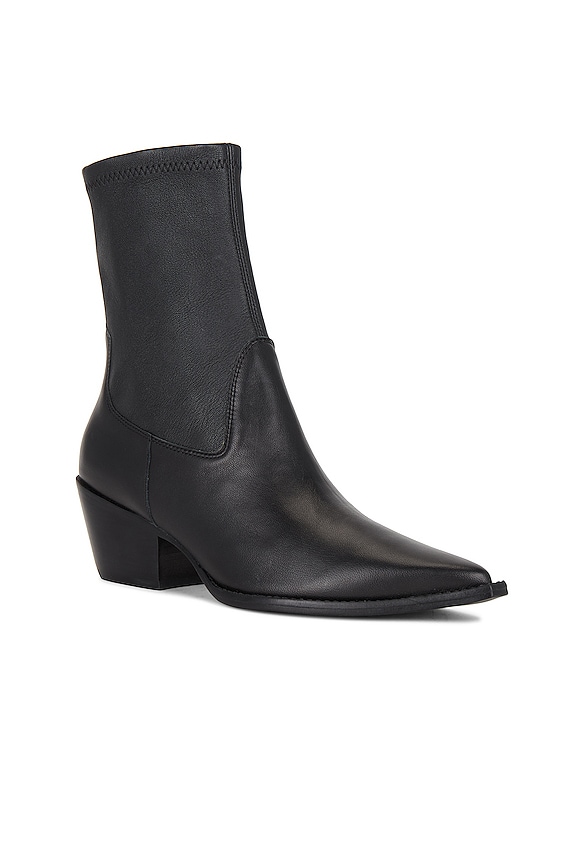 view 2 of 5 BOTAS AL TOBILLO APRIL WESTERN in Black Nappa