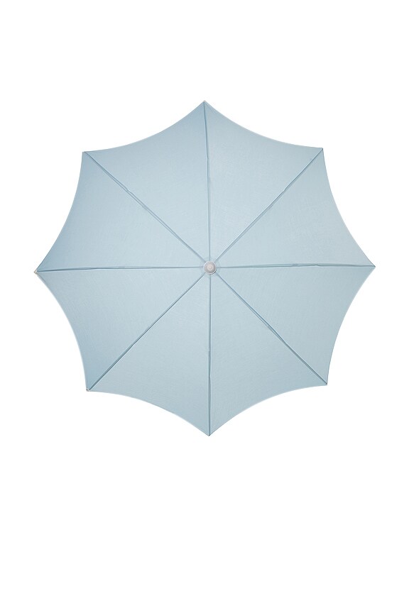 view 2 of 4 Holiday Beach Umbrella in Santorini Blue