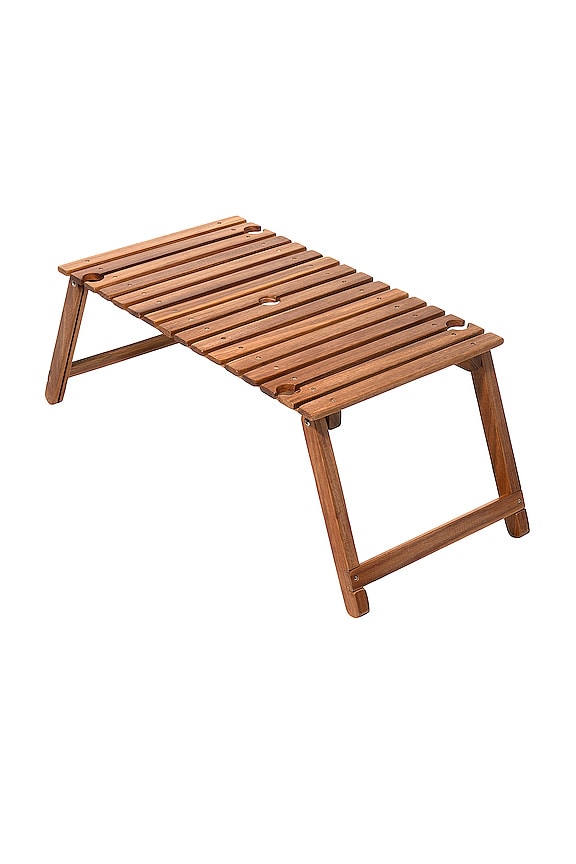 view 2 of 8 Folding Table in Solid Teak