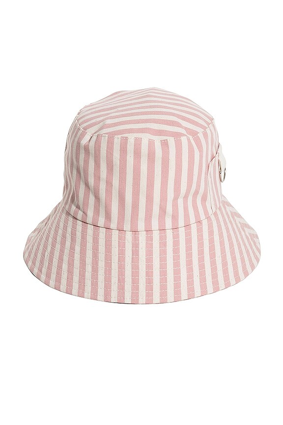 view 1 of 2 Bucket Hat in Laurens Pink Stripe