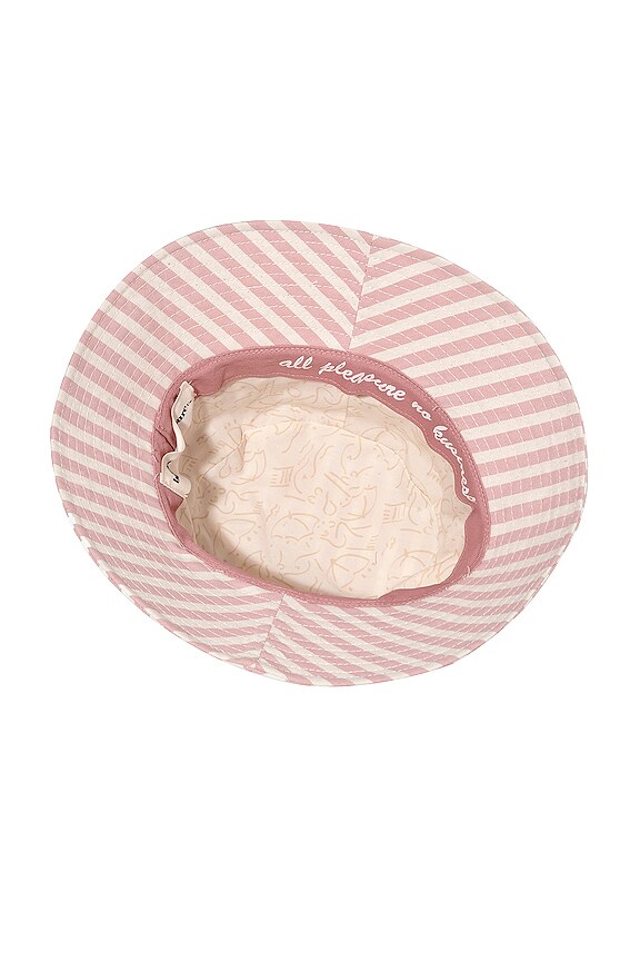 view 2 of 2 Bucket Hat in Laurens Pink Stripe