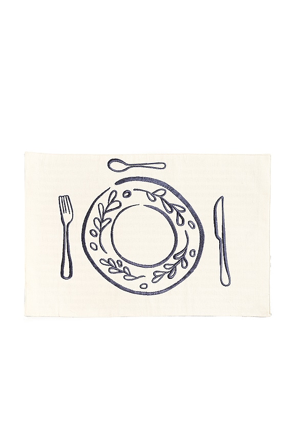 view 2 of 4 САЛФЕТКА PLACEMAT in Laurens Navy Stripe