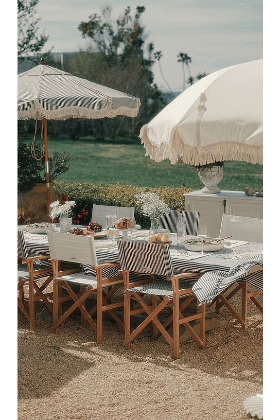 view 2 of 2 Directors Chair Table Height in Antique White