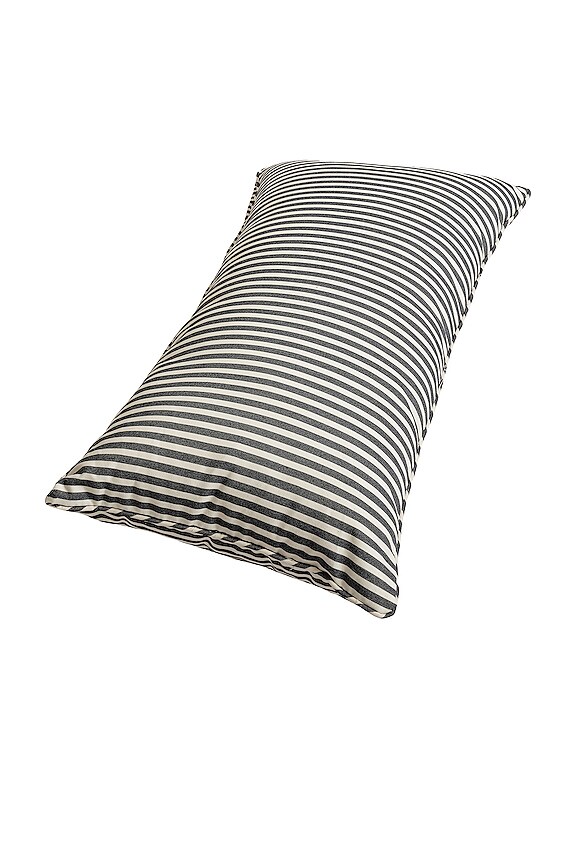 view 2 of 2 Rectangle Throw Pillow in Laurens Navy Stripe