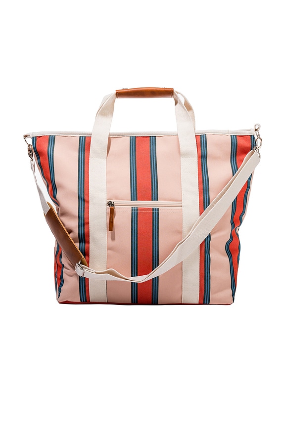 view 2 of 4 GLACIÈRE COOLER TOTE BAG in Bistro Dusty Pink Stripe