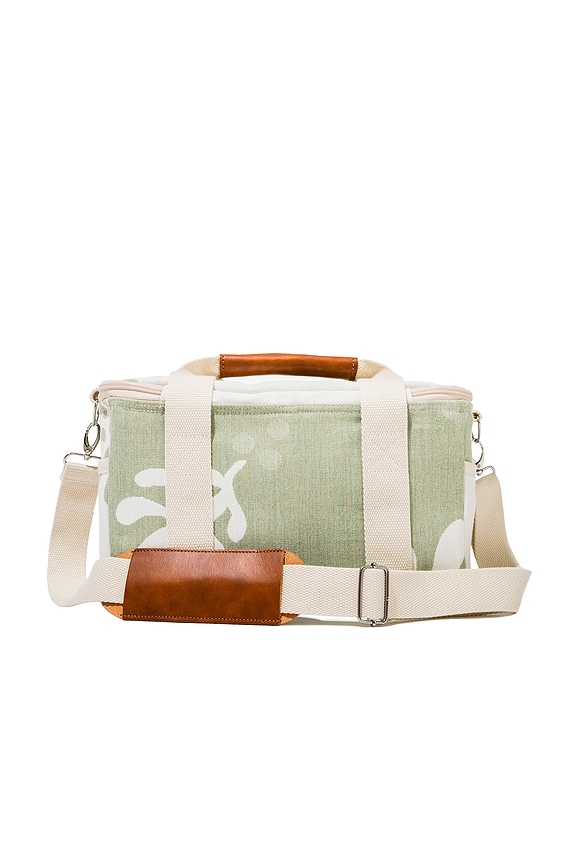 view 2 of 4 Premium Cooler in Benoit Jade Green Jacquard