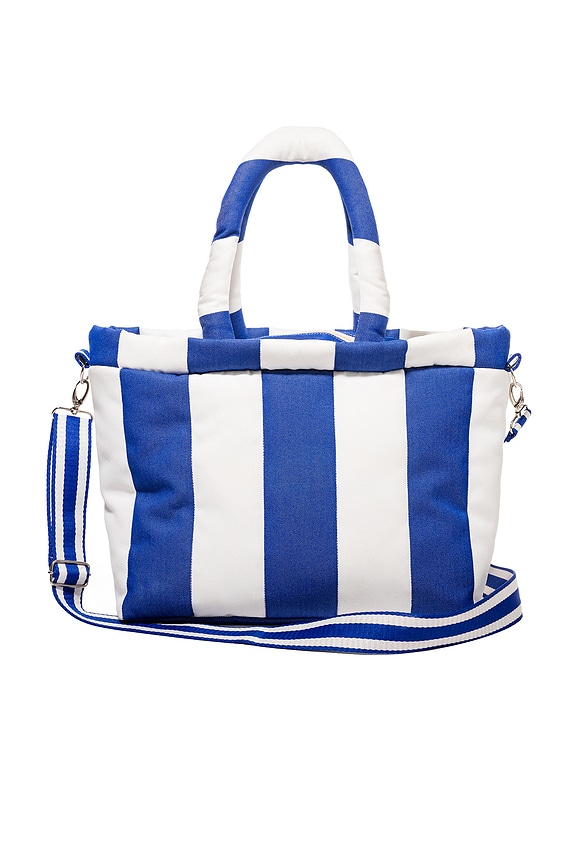 view 2 of 6 BOLSO TOTE ENFRIADOR CLOUD CLOUD COOLER TOTE BAG in Crew Mediterranean Blue Stripe