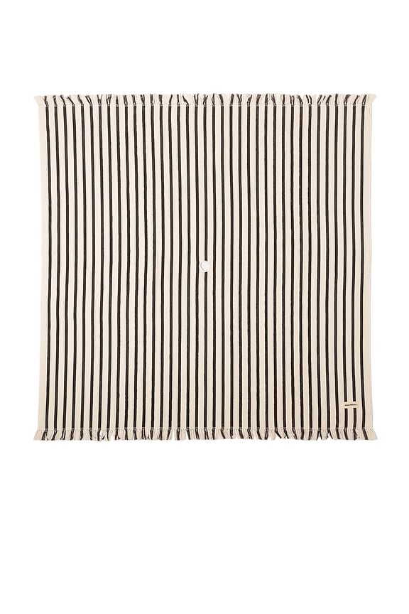view 1 of 7 MANTA PLAYA BEACH BLANKET in Monaco Black Stripe
