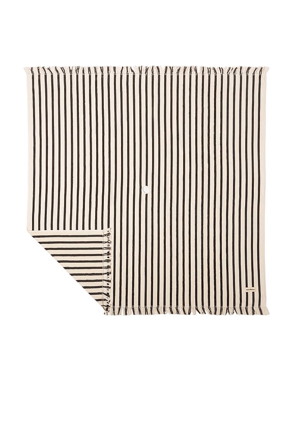 view 2 of 7 MANTA PLAYA BEACH BLANKET in Monaco Black Stripe