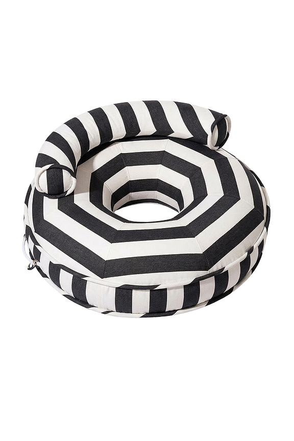 view 1 of 4 FLOTADOR PISCINA CANVAS POOL RING in Crew Vintage Black Stripe
