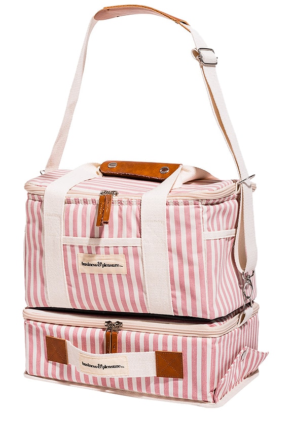 view 2 of 7 Picnic Set in Laurens Pink Stripe