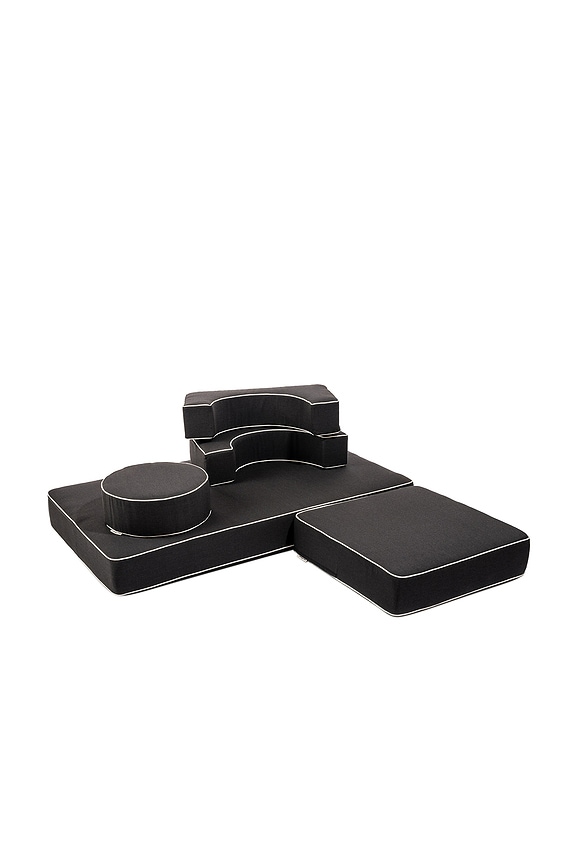 view 2 of 6 Modular Pillow Stack in Riviera Black