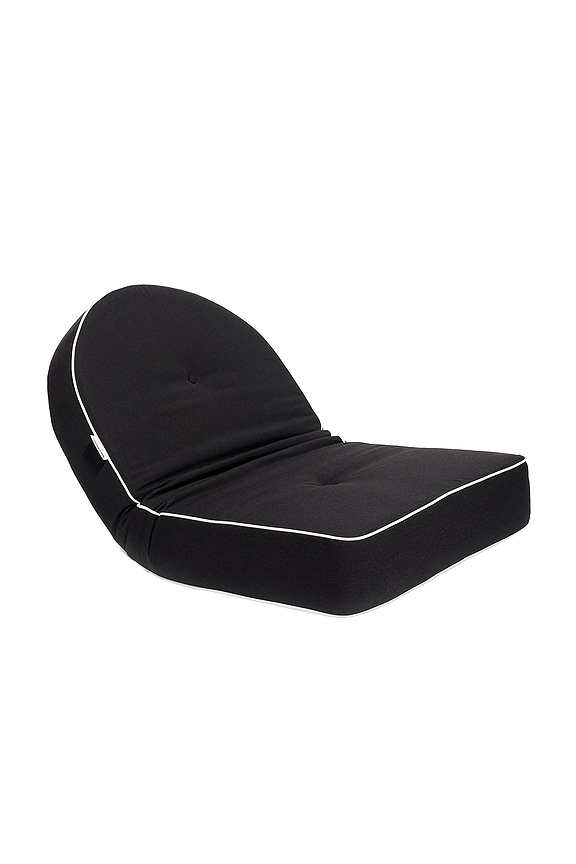 view 2 of 3 Reclining Pillow Lounger in Riviera Black