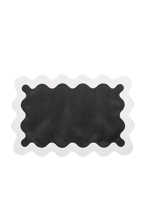 view 2 of 3 Placemat - Set Of 4 in Riviera Black