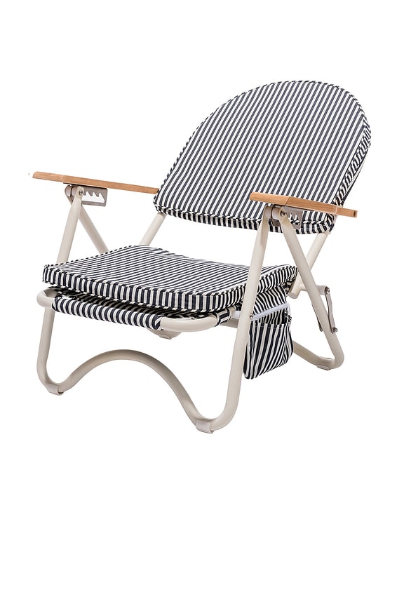 view 2 of 7 SILLA PAM CHAIR in Laurens Navy Stripe