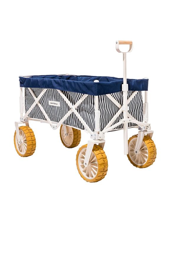 view 2 of 9 Beach Cart in Laurens Navy Stripe