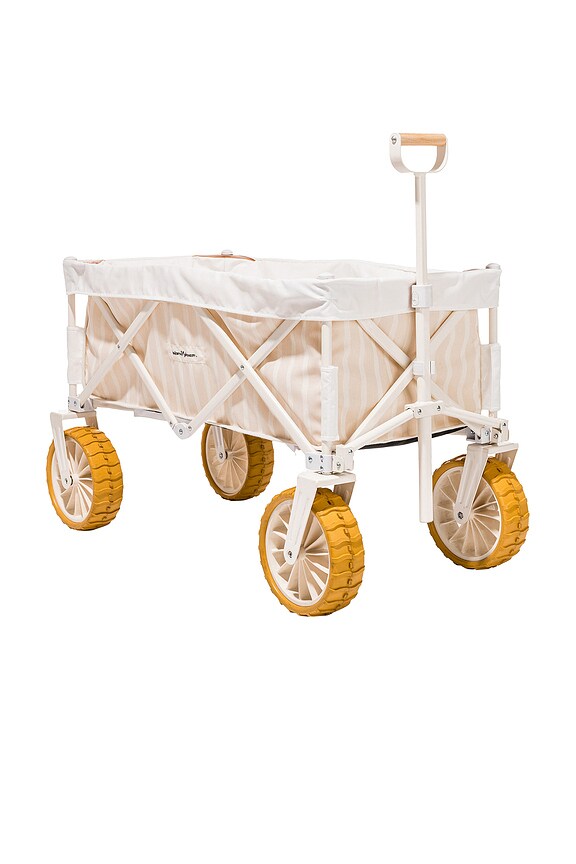 view 2 of 8 CARRO BEACH CART in Monaco Natural Stripe