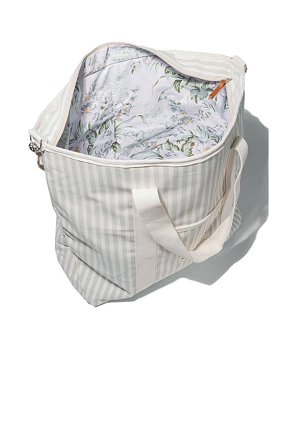 view 2 of 2 Cooler Tote Bag in Lauren Sage Stripe