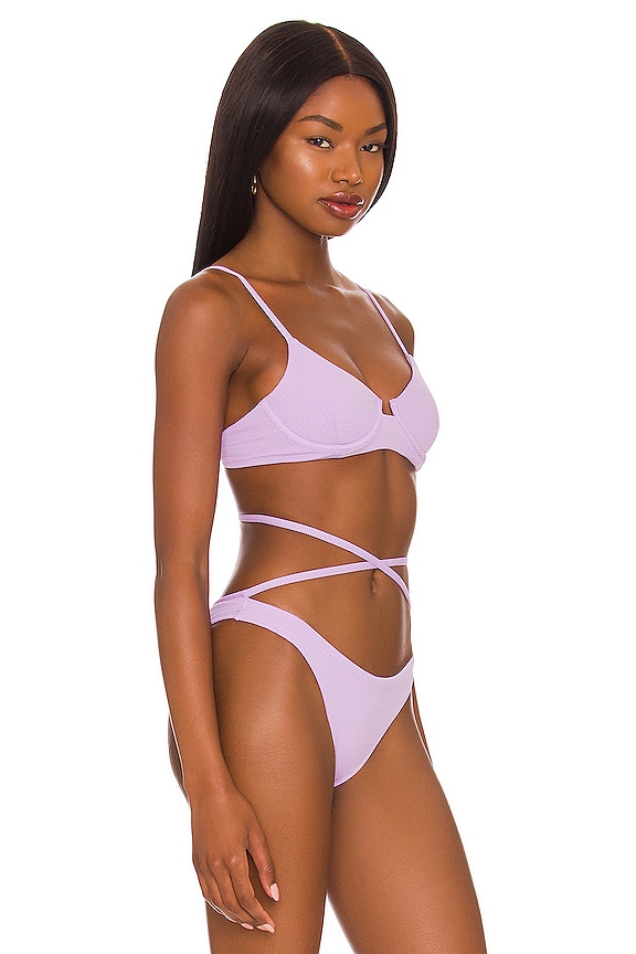 view 2 of 4 HAUT DE MAILLOT DE BAIN ARUBA in Jacaranda