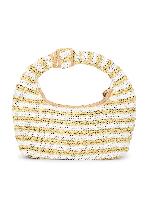 view 2 of 4 Maeve Striped Hobo Bag in Natural & White