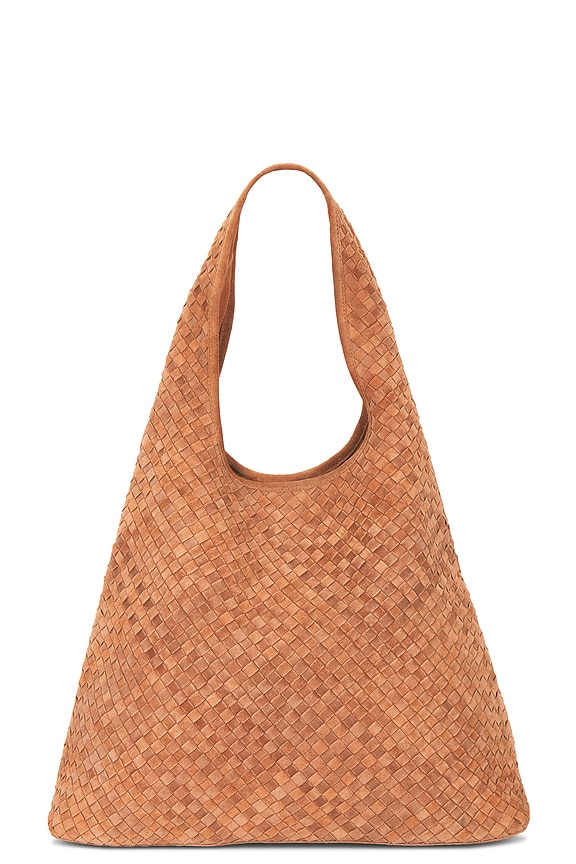 view 1 of 4 Romee Suede Hobo in Cognac
