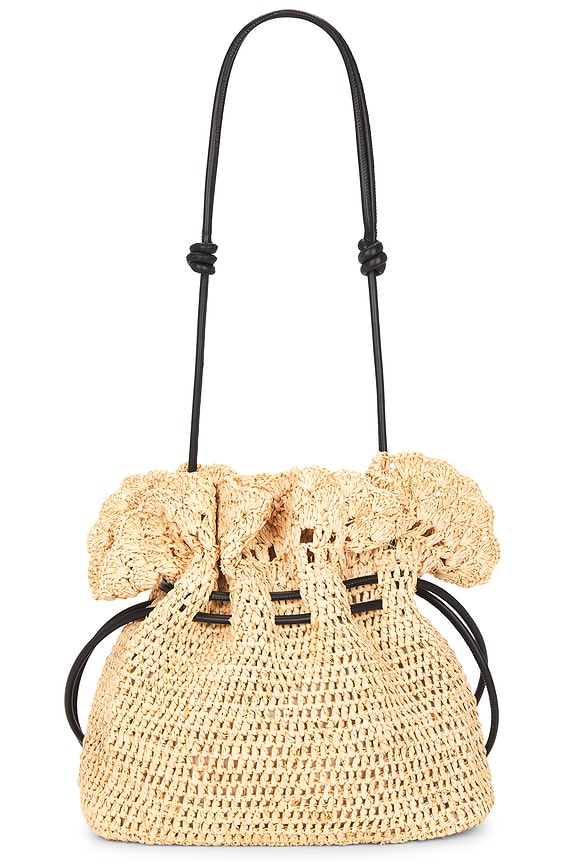 view 2 of 4 SAC AVEC LIEN À NOUER MARCELA in Natural & Black