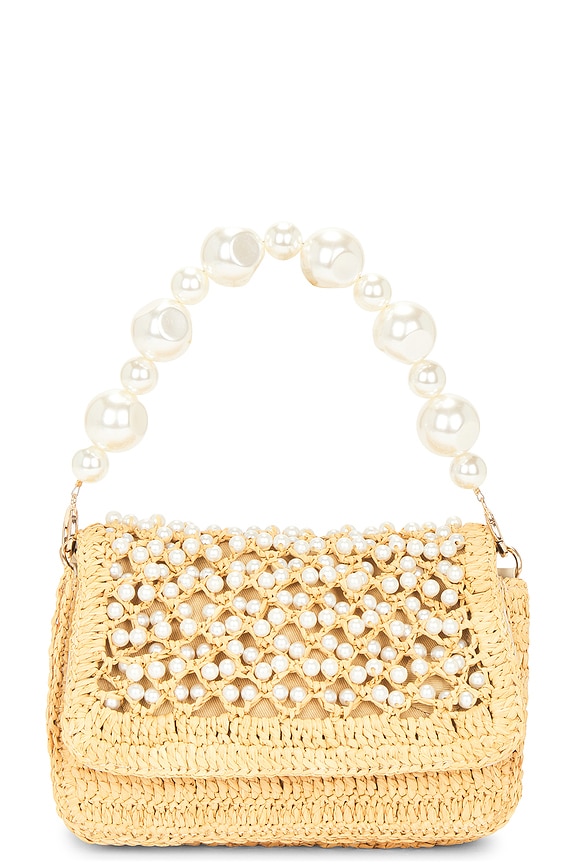 view 1 of 4 SAC À MAIN AVEC ANSE BRANDIE in Natural