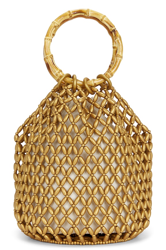 view 1 of 4 BOLSO HEBILLA RUMI in Gold