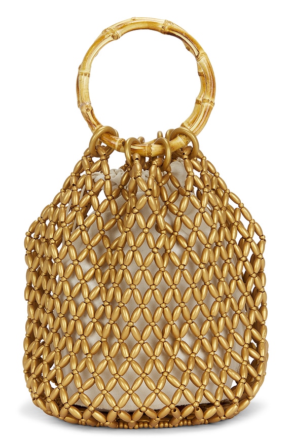 view 2 of 4 BOLSO HEBILLA RUMI in Gold