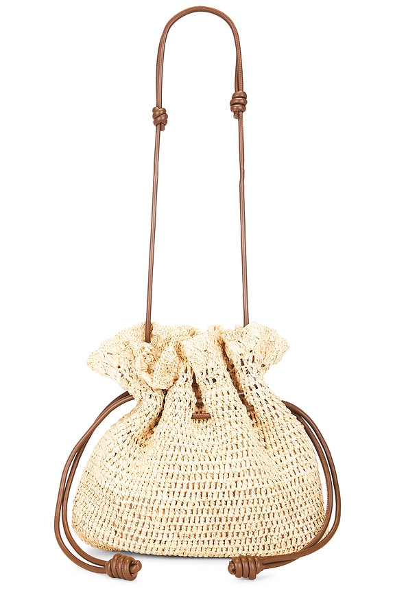 view 1 of 5 Marcela Bag in Natural & Chocolate