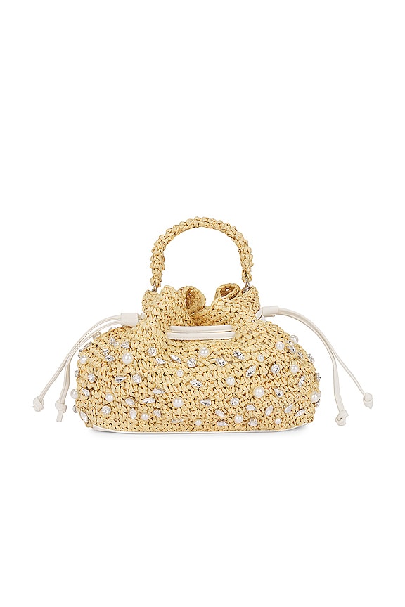 view 2 of 5 Nia Mini Crystal Bucket Bag in Natural