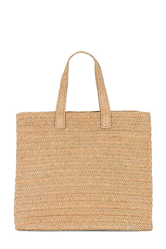 view 2 of 4 Beach To Bar Tote in Sand, Pink & Rainbow