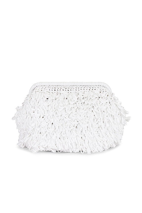 view 2 of 4 MEILA FRINGE クラッチ in White