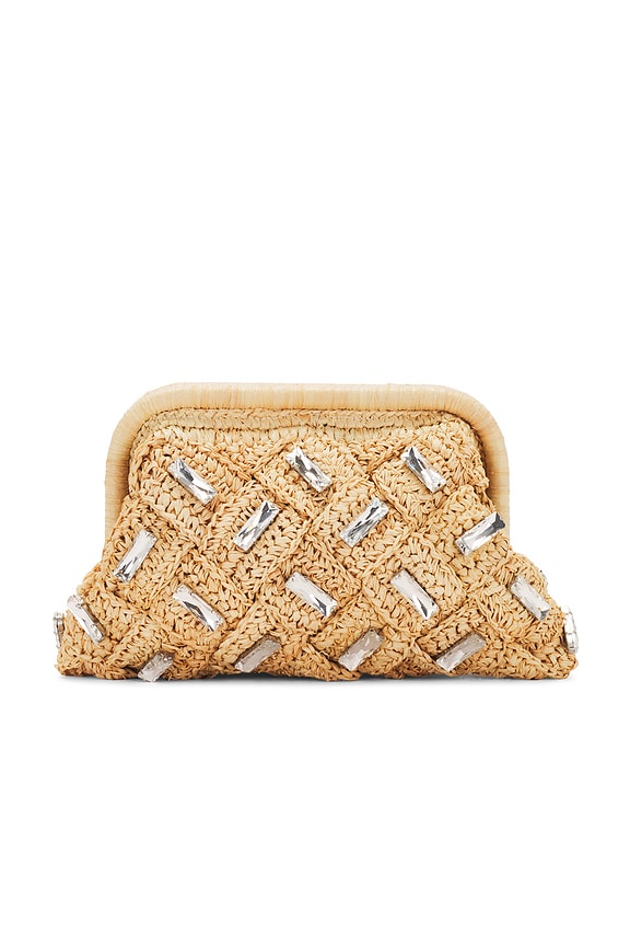 view 2 of 4 Gigi Crystal Clutch in Natural