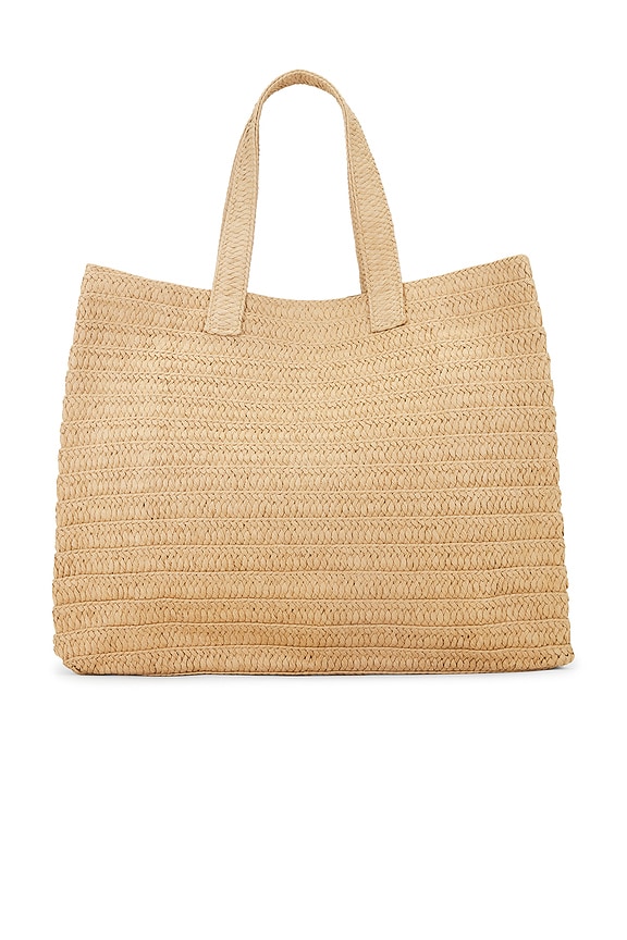 view 2 of 4 You Me And The Sea Tote in Sand Fuchsia & Petal