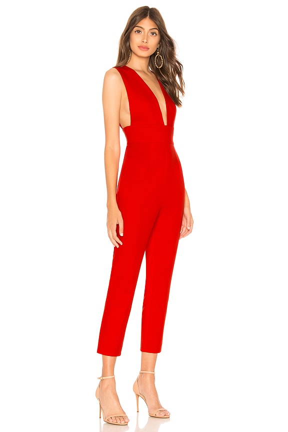 view 2 of 3 MONO CON ESCOTE PROFUNDO GLORIA in Red