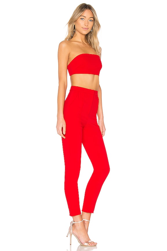 view 2 of 3 Remy Bandeau Pant Set in Red