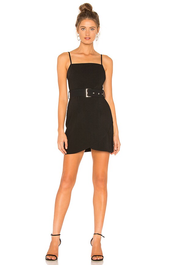 view 1 of 3 Moriah Belted Dress in Black