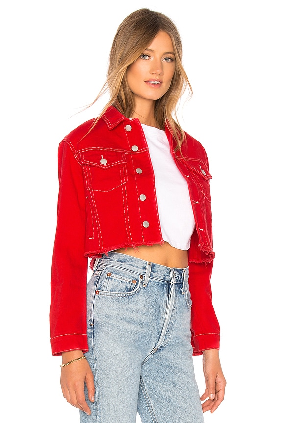 view 2 of 4 CHAQUETA DENIM RONNIE in Red