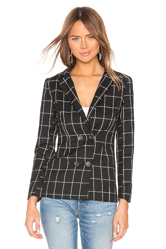 view 2 of 5 Jessamin Double Breasted Blazer in Black