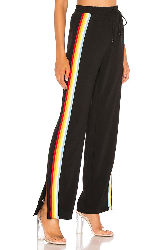 view 2 of 4 Leslie Stripe Track Pants in Rainbow Stripe