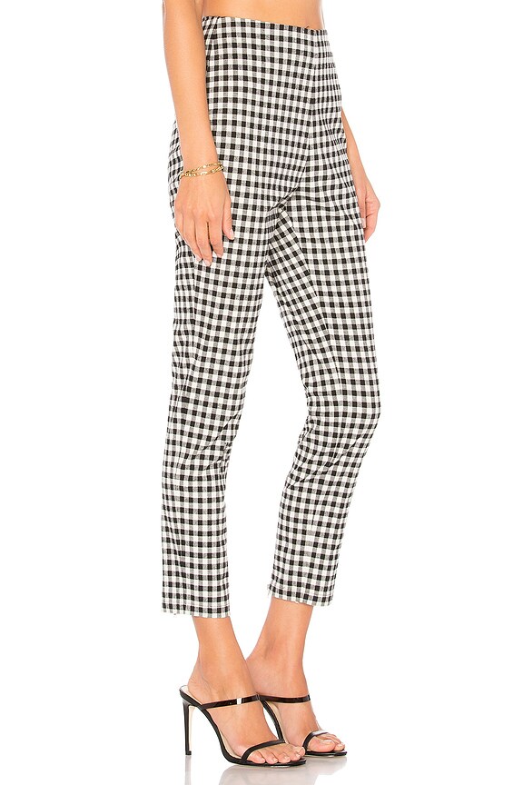 view 2 of 4 PANTALON CLASSIQUE DORA in Black & White