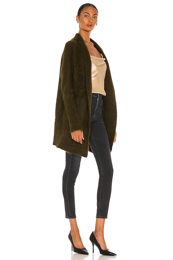 view 2 of 3 Angora Cardigan in Green